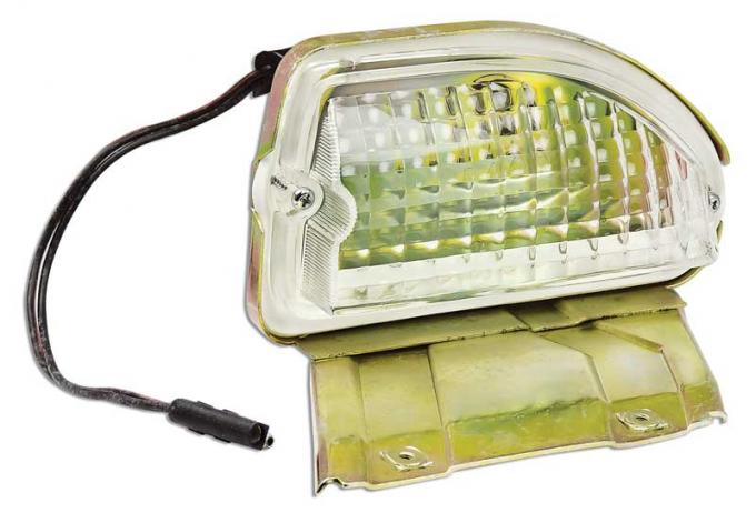 Redline Restomotive® 1970 Ford  Mustang (Except Shelby) Right Hand Parking Lamp Assembly with Clear Lens