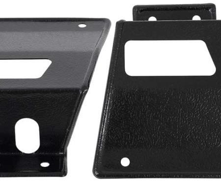 1967-68 Mustang Fastback, Seat Latch Cover, with Fold Down Rear Seat