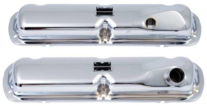 OER 1965-70 Mustang, Chrome Valve Covers, with 289, 302, 351W 6582B