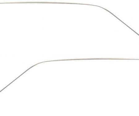 OER 1965-66 Mustang Fastback Roof Rail Sash Molding A1700