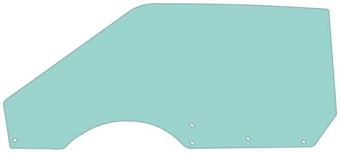 OER 1970 Ford Mustang/Mercury Cougar, Hardtop/Convertible, Door Glass, Glue-In Style, LH, Tinted 21410LLT