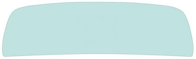 OER MUSTANG REAR WINDOW GLASS, 1971-73 coupe w/o heat defroster, tinted. 42006ZT