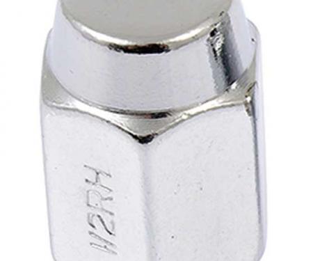 OER 1965-73 Mustang Chrome Acorn Lug Nut, 1/2" x 20 Lug Nut 1-3/8" Tall, Each 1012C