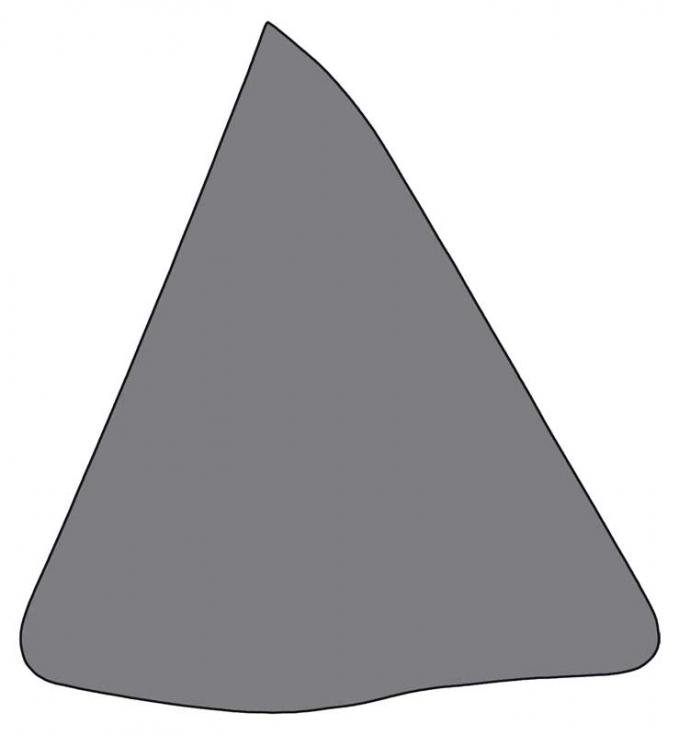 OER 1964-66 Mustang Coupe Quarter Window Glass, Gray, RH 29710ARS