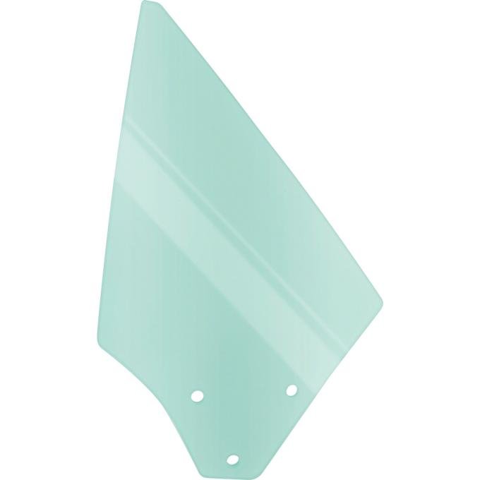 OER 1971-73 Mustang, Cougar, Quarter Glass, Green Tint, Convertible, Drivers Side 29710KLT