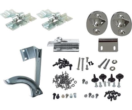1965 Mustang Fastback Trap Door Hardware Component Kit