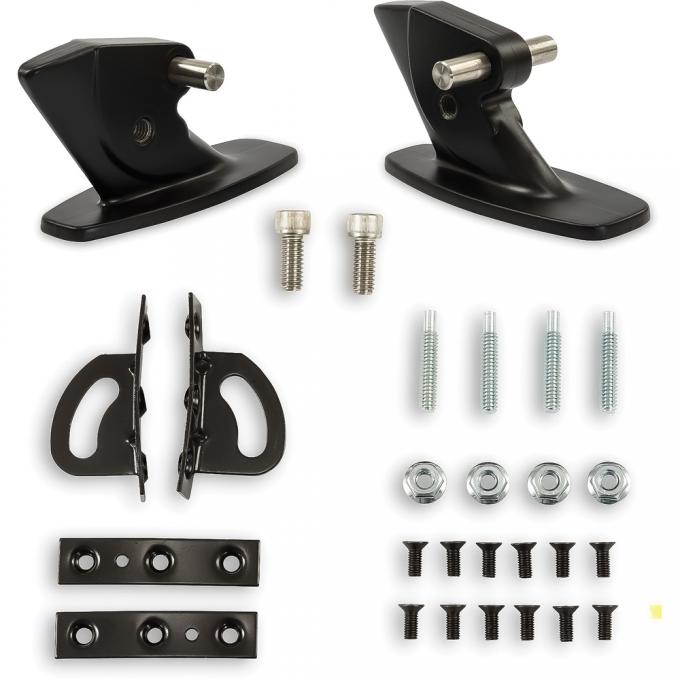 OER 1971-73 Mustang, Rear Spoiler Mounting Kit, Brackets And Hardware 44226B