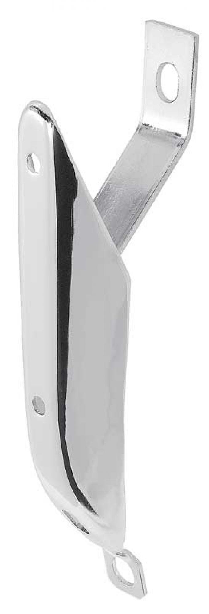 1967-68 Mustang, Rear Bumper Guard, Chrome, for use with Rubber Pad, Each