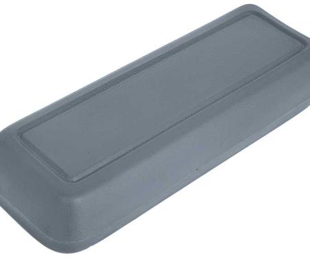 OER 1979-86 Ford Mustang, Console Lid/Arm Rest Pad, Light Gray 6024025