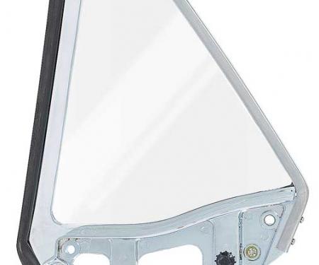OER 1967-68 Mustang Coupe Quarter Window Assembly with Clear Glass - RH (Without Track) 29959C1