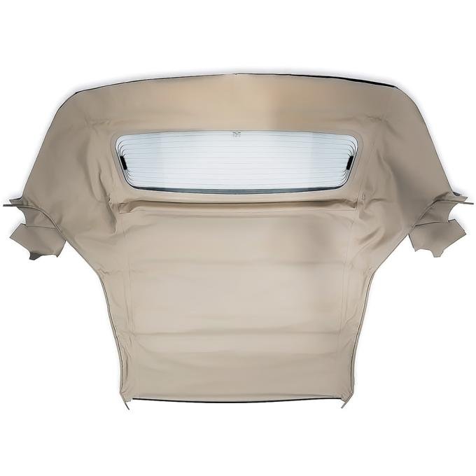 2005-14 Ford Mustang, Convertible Top, One-Piece, With Glass Window, Sailcloth Vinyl, Parchment