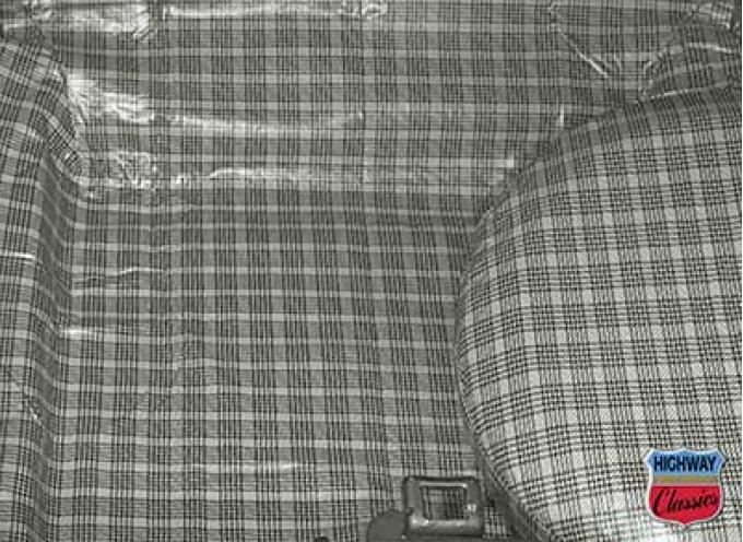 OER 1965-66 Mustang Coupe / Convertible Trunk Mat - Plaid TM1