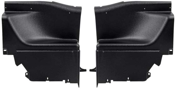 OER 1969-70 Mustang Fastback, Inner Quarter Panels, Heavy Duty ABS, Pair 310A06B