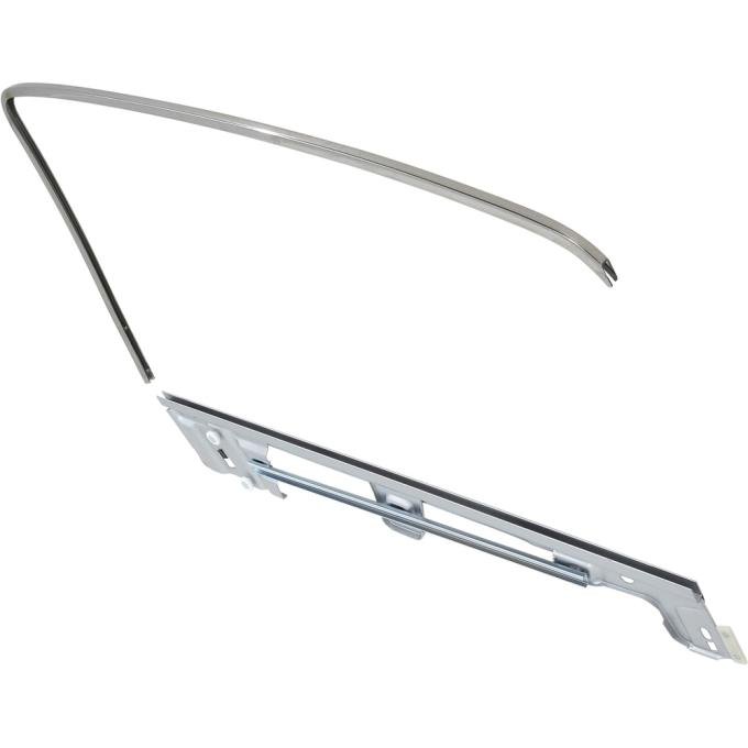1967-68 Mustang Fastback, Door Window Frame Set, Drivers Side