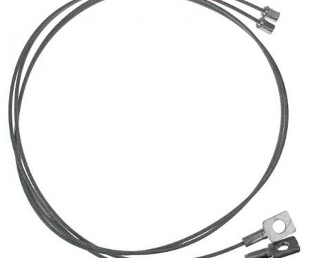 OER 1983-88, Late 1991-93 Mustang 34-1-2" Convertible Top Tension Cables 80L010