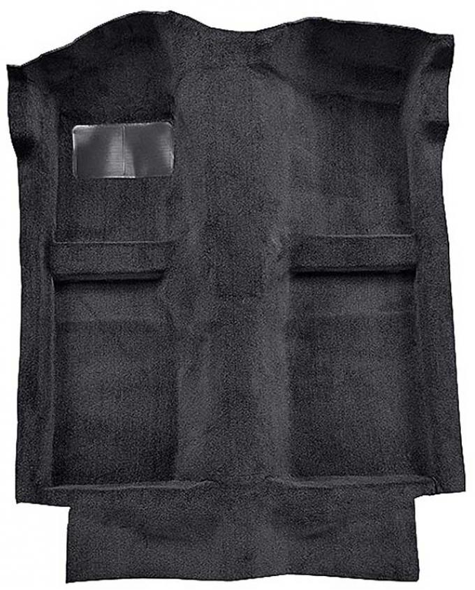 OER 1983-93 Mustang Convertible Passenger Area Floor Cut Pile Carpet with Mass Backing - Graphite A4025B33