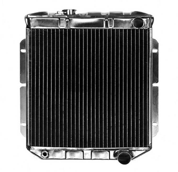 OER 1964-66 Mustang L6 With Manual Trans 4 Row Copper/Brass Radiator CRD5103S