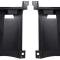 OER 1969-70 Mustang Fastback, Quarter Panel Trim Side and Upper Panel, 4-Piece Set, Black 31112B