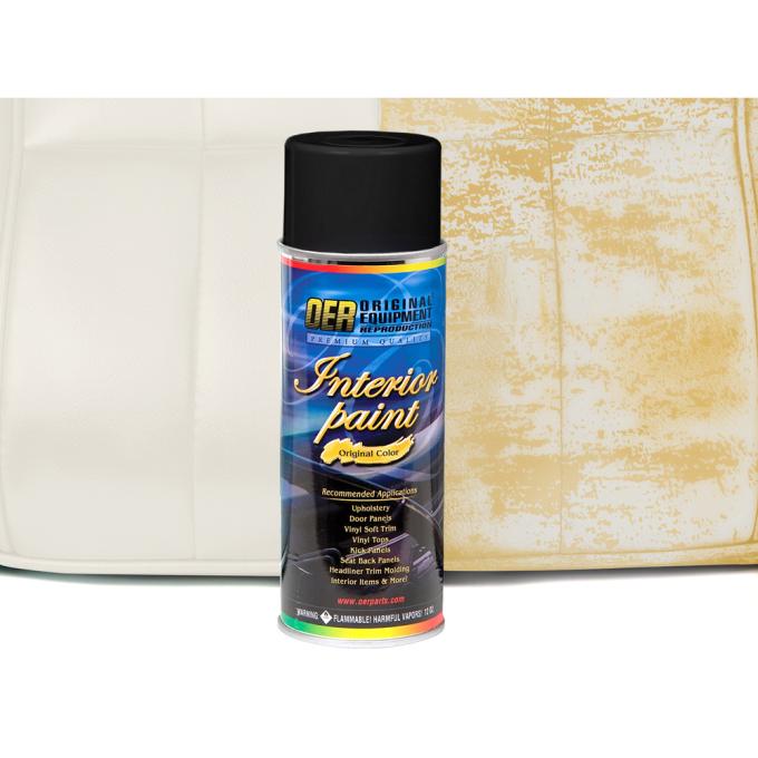 OER 1966-77 Ford, Mercury, Interior Paint, 15855 White, 16 Oz. Aerosol Can (Net Wt. 12 Oz.) PP930