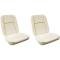 1965-66 Ford Mustang, Bucket Seat Foam, For Pony Interior, With Molded-In Listing Wires, Pair