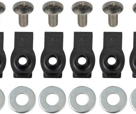 OER 1971-72 Mustang Bumper Bolt Mounting Kit - Front (18pcs) HK46