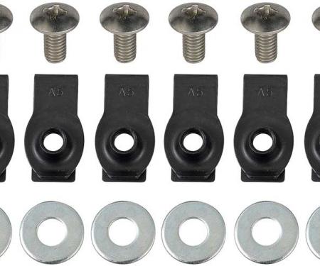 Mustang Front Bumper Bolt Mounting Kit, 1971-1972