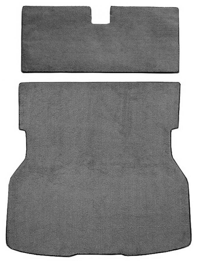 OER 1979-82 Mustang Rear Cargo Area Cut Pile Carpet with Mass Backing - Gray A4021B27