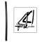 OER 1964-66 Ford Mustang, Vent Window Division Bar Weatherstrip, Each 21450