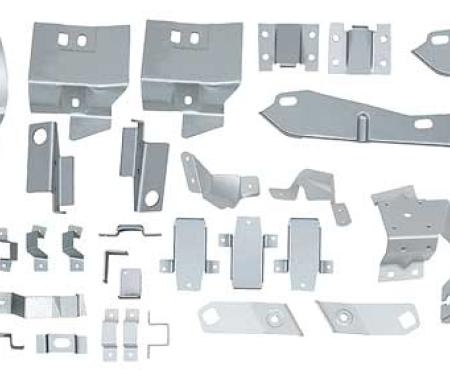 OER 1965-66 Ford Mustang, Fastback, Body Bracket Kit, 43 Piece Set FBK6566