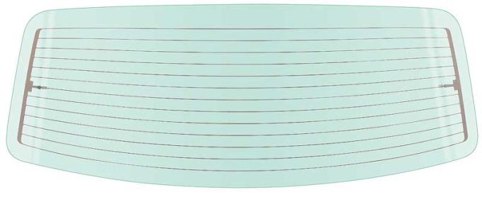 OER 1995-99 Mustang, Convertible Rear Window Glass, with Defroster DB8845