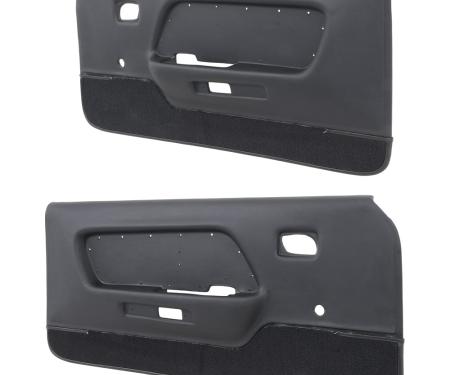 1969 Ford Mustang, Deluxe Door Panels, Black w/ Black Carpet