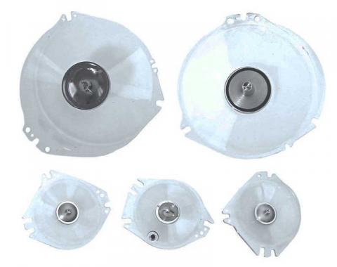 Redline Restomotive® Mustang 67-68 (5-Piece Set) Instrument Bezel Lens Set LG-10-521