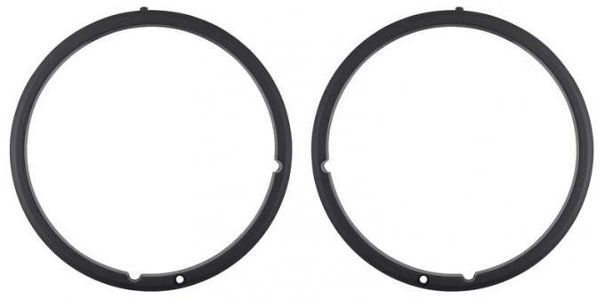 OER 1971-72 Mustang Headlamp Door Bezel Set (pair) 13064N