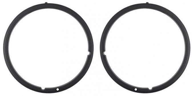 OER 1971-72 Mustang Headlamp Door Bezel Set (pair) 13064N