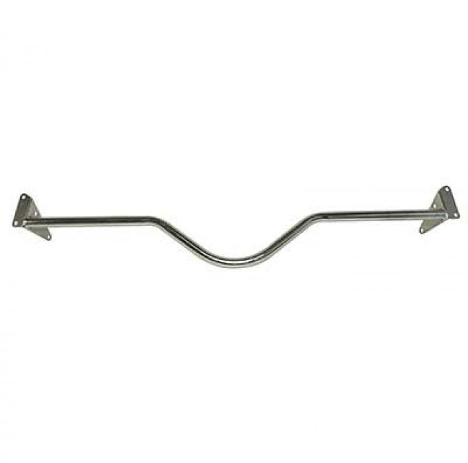 Redline Restomotive® Mustang 64-66 Monte Carlo Bar (Chrome), Curved LG-DY-047