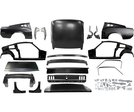OER 1968 Ford Mustang, Coupe to Fastback Sheet Metal Conversion, w/Marker Light Indent Kit *FM1968A