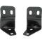 OER 1967-70 Mustang, Rear Seat Upper Mounting Brackets, with Non-Folding Rear Seat, LH & RH, Pair 62067