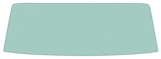 OER 1964-68 Mustang Coupe Rear Window Glass - Tinted 42006B