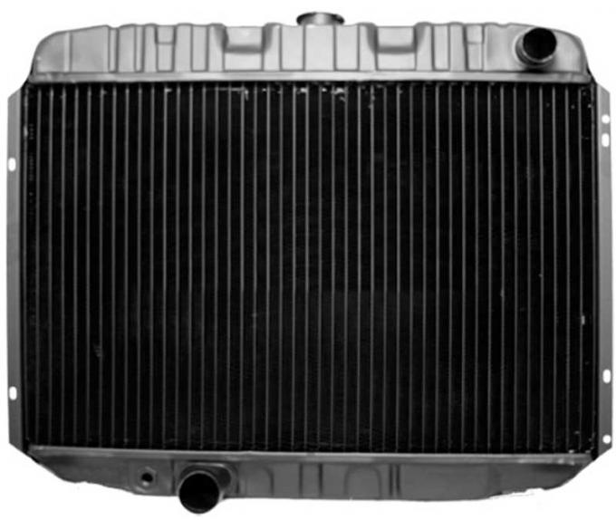 Mustang Radiator Copper 1968-70 Mustang/Cougar V8/390-428 With Manual Trans 3 Row Copper/Brass ...