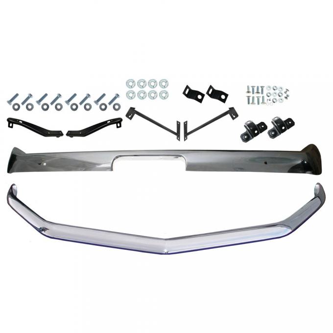 OER 1970 Mustang Front and Rear Bumper Kit With Brackets and Hardware *BBK5
