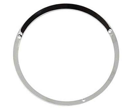 OER 1967-68 Mustang Headlamp Door Bezel Trim Ring RH/LH - Chrome (Each) 13064C