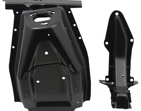 1969-70 Mustang, Cougar, Complete Inner Shock Tower, Drivers Side, EDP Coated