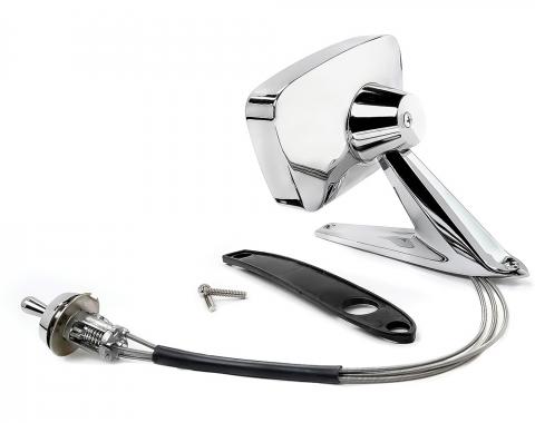 OER 1967-68 Mustang, Remote Outer Door Mirror Assembly, Driver Side, LH 17682E