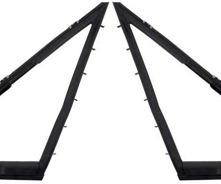 OER 1967-68 Mustang/Cougar, Front Door Vent Window Weatherstrip, Pair 21448CD