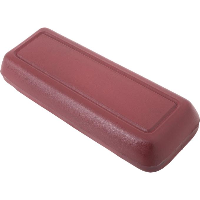 OER 1979-86 Ford Mustang, Console Lid/Arm Rest Pad, Red 6024002