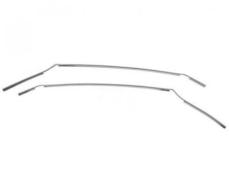 OER 1969-70 Mustang, Door Edge Guards, Stainless Steel, Pair 20910D