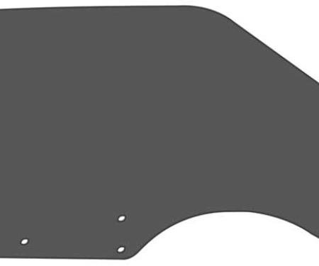 OER 1969-70 Mustang, After 10/69, Fastback, Door Glass, Bolt-In Style, RH, Smoke Gray 21410JRS