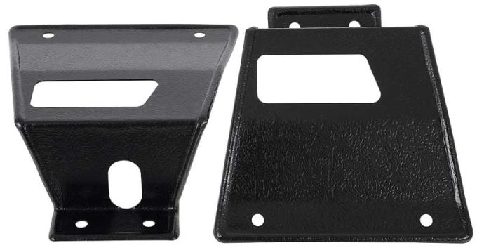 1967-68 Mustang Fastback, Seat Latch Cover, with Fold Down Rear Seat