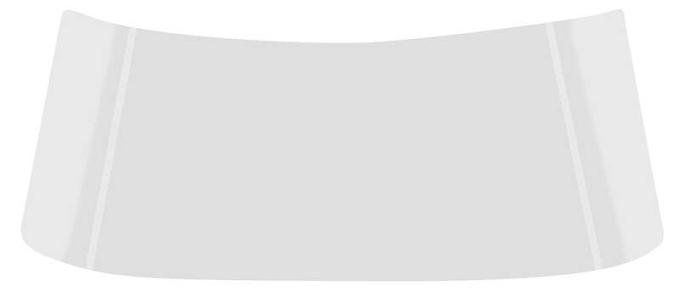 OER 1969-70 Mustang, Cougar, Front Windshield Glass, Clear, Coupe or Convertible, 03100F