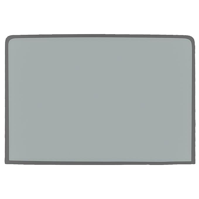 1967-68 Mustang Fastback, Rear Window Glass, Flush Mount, Glue-In, No Molding Needed, Gray Tint